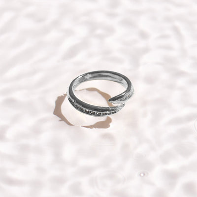 Crystal Curve Wrap Ring