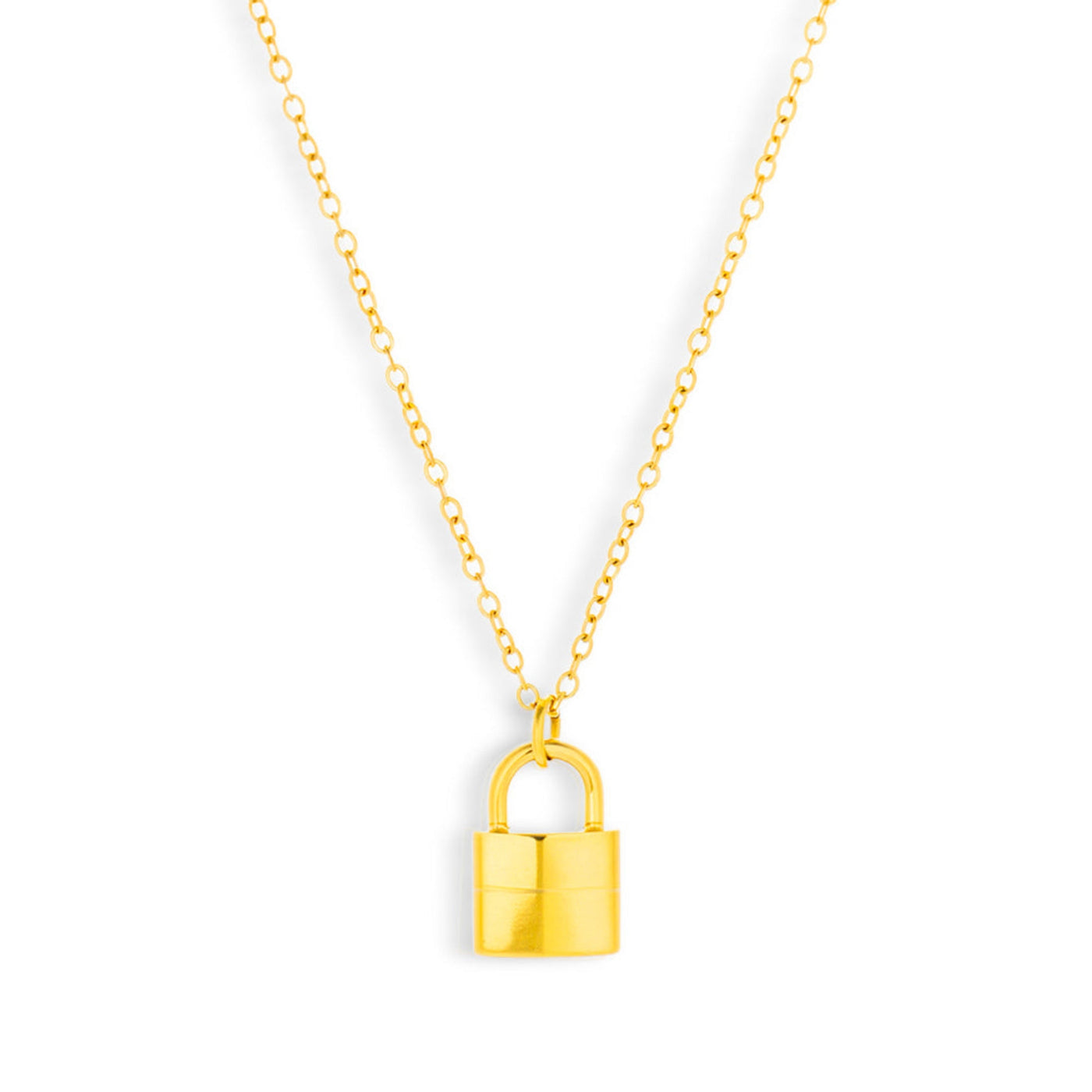 Lock Pendant Necklace