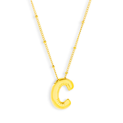 Starburst Initial Necklace