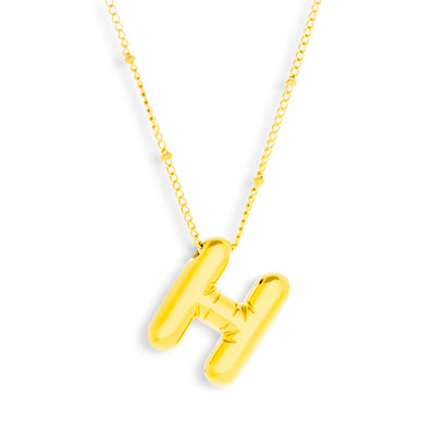 Starburst Initial Necklace