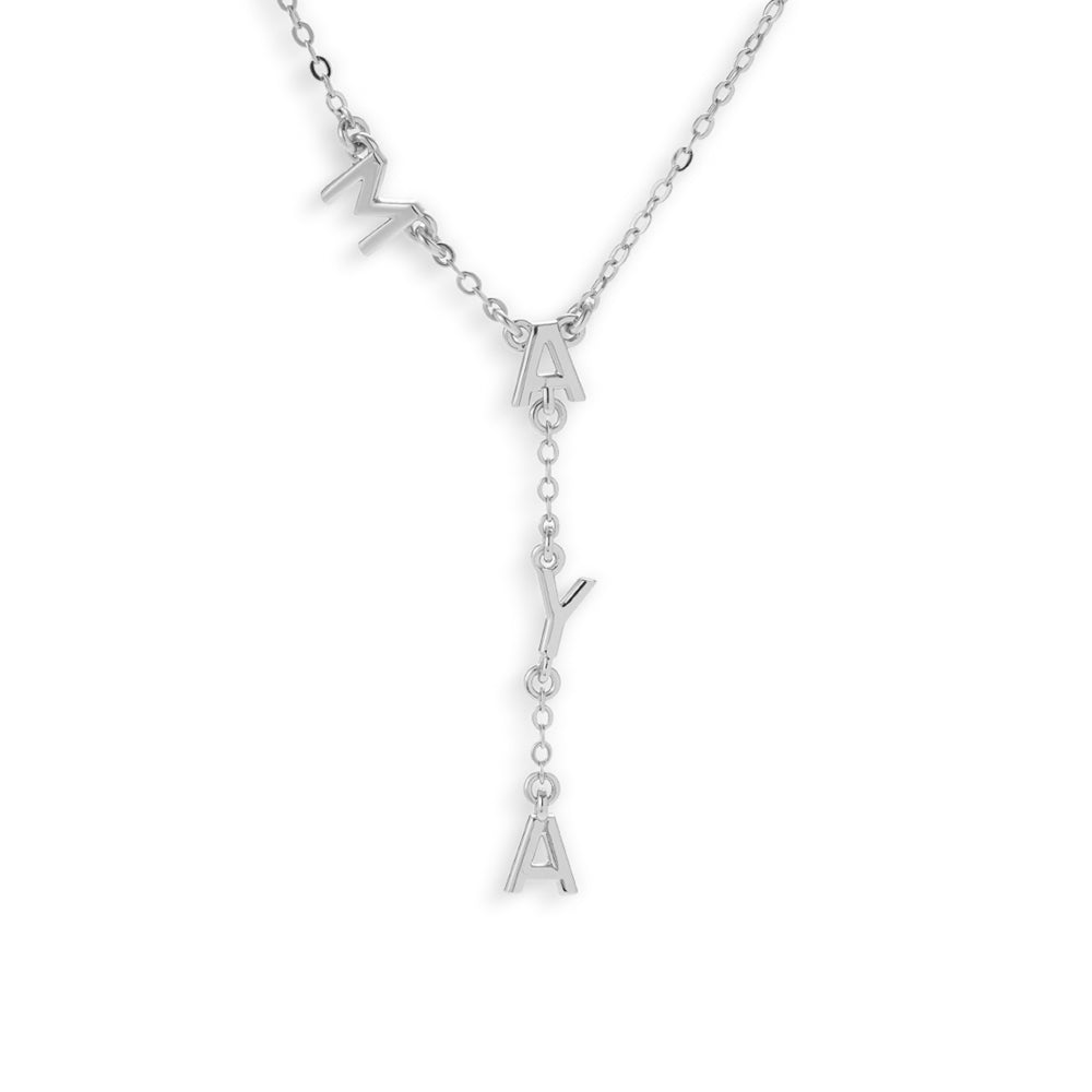 Custom/Personalized Name Drop Lariat Necklace