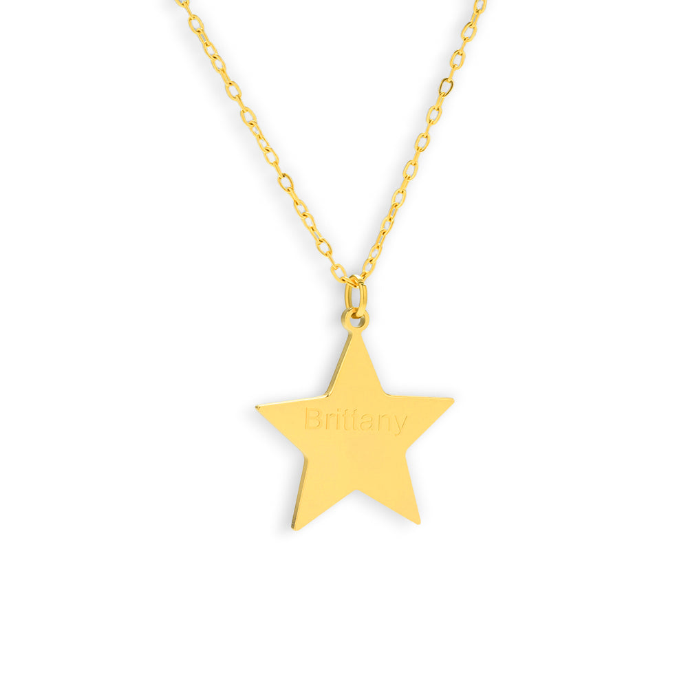 Custom/Personalized Star Pendant Necklace