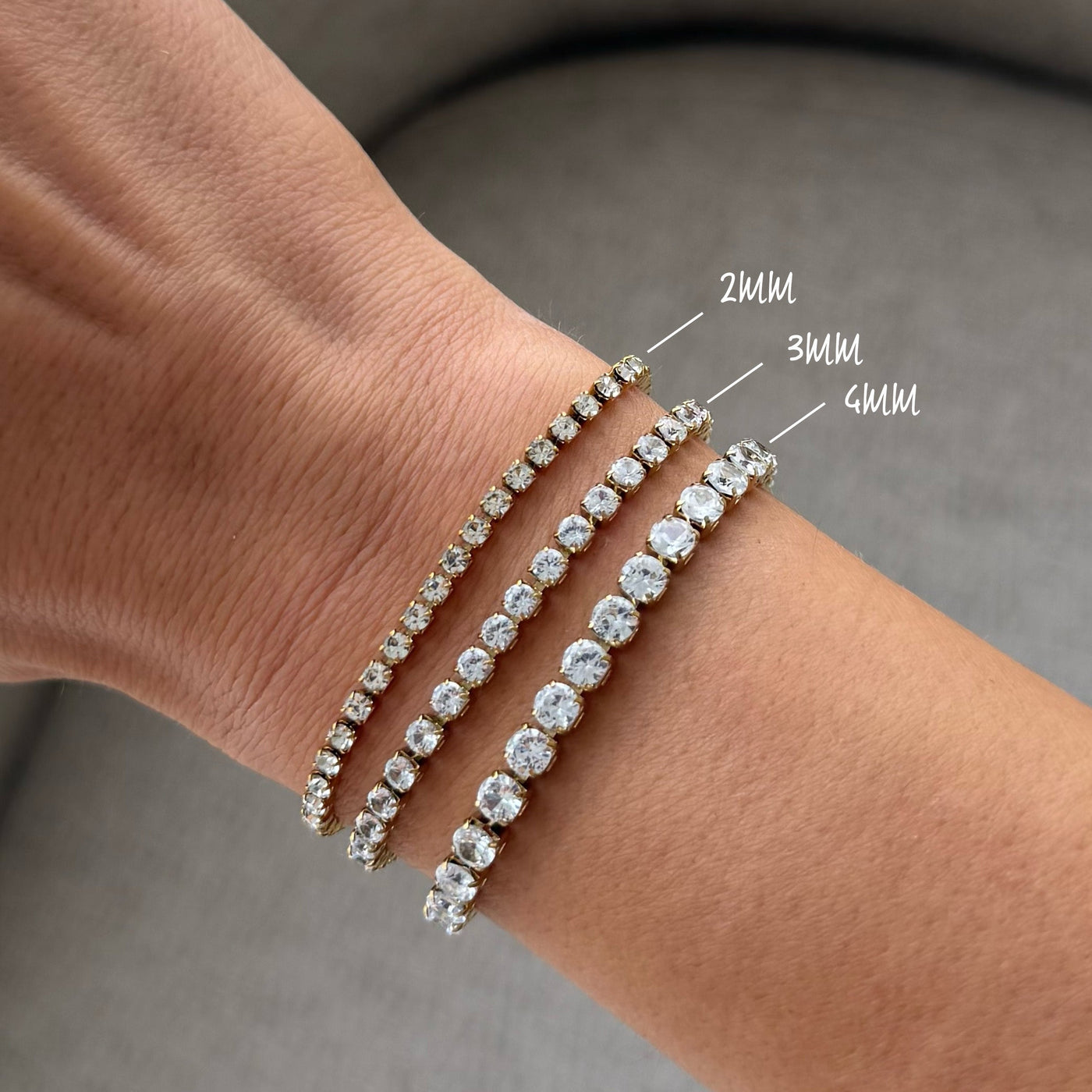Champagne Tennis Bracelet