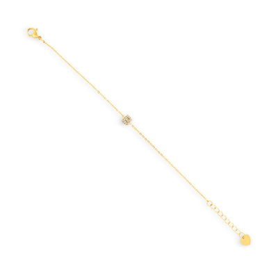 Initial Crystal Bracelet