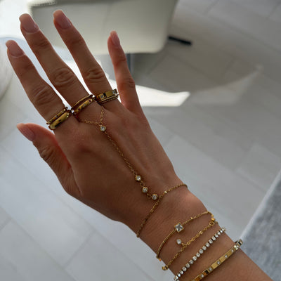 Viral Hand Chains:Anti Tarnish Waterproof